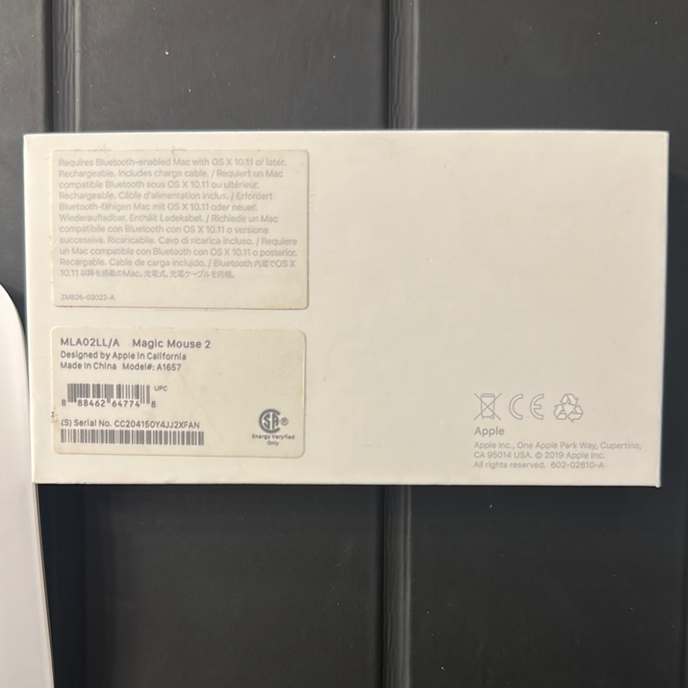 COPY - Apple Magic Mouse - White - Picture 5 of 5